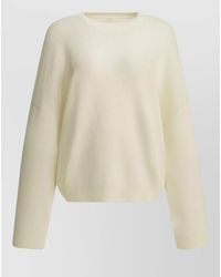 Lisa Yang - Knit Top Long Sleeves Loose Fit Round Neck - Lyst