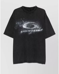 Balenciaga - Washed Crayon Logo Fit T-Shirt - Lyst