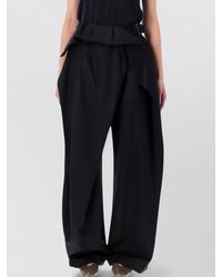 JW Anderson - Wool High-Rise Wide-Leg Trousers - Lyst