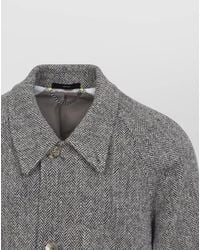 Paul Smith - Wool Long Single-Breasted Belted Coat - Lyst