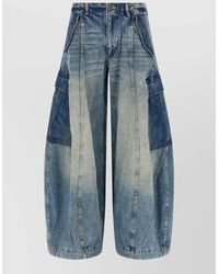R13 - Siouxsie Field Cargo Wide Leg Jeans - Lyst