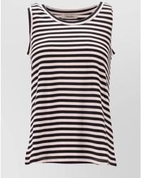 Max Mara - Striped Top - Lyst