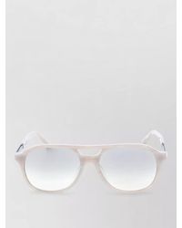 Brunello Cucinelli - Sunglasses Round Frame Double Bridge Metal Temples - Lyst