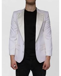 Dolce & Gabbana - Wool Silk Slim-Fit Single-Breasted Dinner Jacket - Lyst