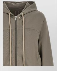 Rick Owens - Hooded Jacket Adjustable Drawstring Side Pockets - Lyst
