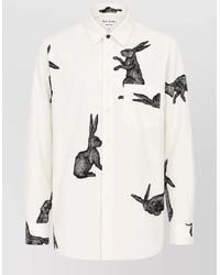 Paul Smith - Animal Print Shirt Chest Pocket Long Sleeves - Lyst