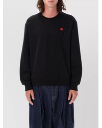 KENZO - Flower Crewneck With Ribbed Cuffs And Hem - Lyst