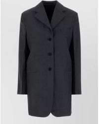 Jil Sander - Single-Breasted Fil-À-Fil Wool-Blend Blazer - Lyst
