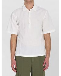 Barena - Crinkled Cotton Short-Sleeve Shirt - Lyst