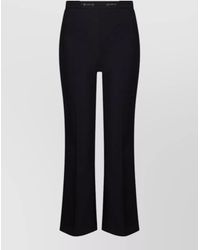 Elisabetta Franchi - Horsebit-Detail Flared Tailored Trousers - Lyst