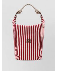 Miu Miu - Bucket Bag Rope Handle Striped Pattern - Lyst