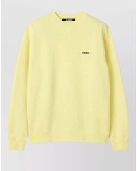 Jacquemus - Gros Grain Crew Neck Long Sleeve Sweatshirt - Lyst