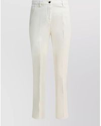 Briglia 1949 - Tailored Trousers Featuring Belt Loops Pockets - Lyst