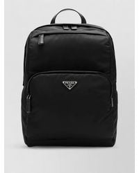 Prada - Backpack Adjustable Straps Front Zip Pocket Top Handle - Lyst