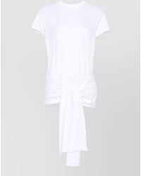 TOTEME - Jersey Tie-Waist Short-Sleeve Top - Lyst
