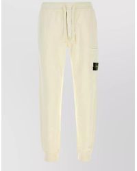 Stone Island - Cotton Straight-Leg Trousers - Lyst