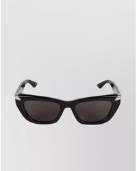 McQueen - Square Frame Sunglasses Metal Accents - Lyst