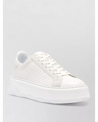 Woolrich - Leather Chunky Low-Top Sneakers - Lyst