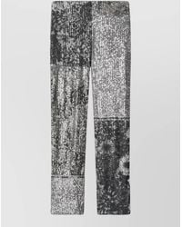Maison Margiela - Patchwork Sequin Tailored Pants Runway Style - Lyst