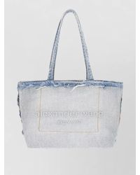 Alexander Wang - Denim Tote Bag Featuring Dual Shoulder Handles - Lyst
