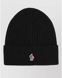 Moncler - Ribbed Wool Beanie - Lyst