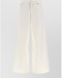 Stella McCartney - Jeans Trousers Boucle Wide Leg Pockets - Lyst
