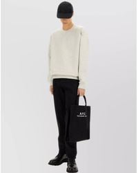A.P.C. - Cotton Regular-Fit Logo Sweatshirt - Lyst