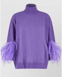 Alberta Ferretti - Wool Sweatshirt - Lyst