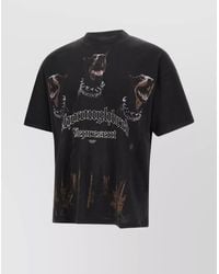 Represent - Ribbed Regular-Fit Cotton T-Shirt - Lyst