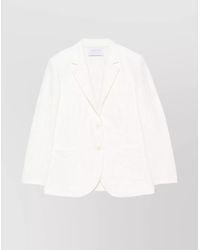 Harris Wharf London - Cotton Blend Single-Breasted Blazer - Lyst