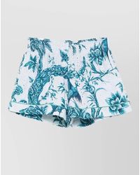 F.R.S For Restless Sleepers - Floral-Print Cotton Tailored Shorts - Lyst