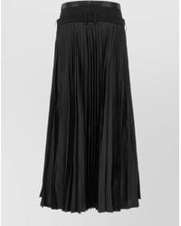 Junya Watanabe - Wool Pleated Hybrid Wide-Leg Trousers - Lyst