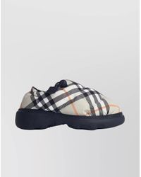 Burberry - Quilted Check Slip-On Slippers - Lyst