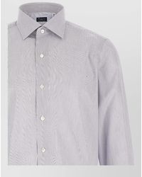 Finamore 1925 - Napoli Shirt Button Down Collar Stripes - Lyst
