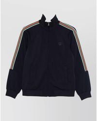 Gucci - High Neck Jacket Long Sleeves Stripes - Lyst