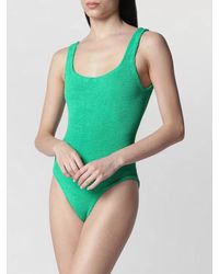 Hunza G - Square Emerald Onepiece Swimsuit - Lyst