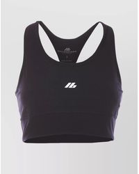 Balenciaga - Stretch Technical Jersey Cropped Racerback Sports Bra - Lyst