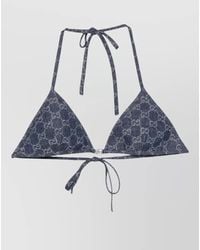 Gucci - Beachwear Top Halter Neck Triangle Cups - Lyst