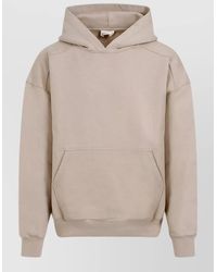 Mordecai - Signature Hooded Cotton Sweatshirt Stripe Back - Lyst