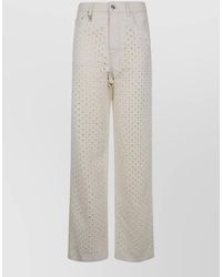 Amiri - Boucle Denim Straight Jeans - Lyst