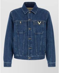 Valentino Garavani - Denim Regular-Fit Jacket - Lyst