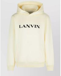 Lanvin - Cotton Hoodie - Lyst