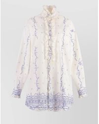 Philosophy - Cotton Poplin Oversized Shirtdress - Lyst
