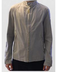 Belstaff - Stand Collar Jacket Long Sleeves Pockets - Lyst