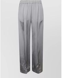 Jil Sander - Satin Lounge Trousers Side And Back Pockets - Lyst