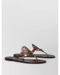 Tory Burch - Miller Jelly Flat Flip Flop Sandal - Lyst