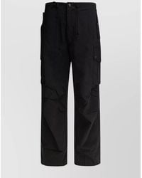Needles - Waist Drawstring Wide Leg Cargo Trousers - Lyst
