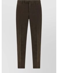PT Torino - Tailored Trousers With Pockets And Belt Loops - Lyst