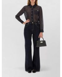 Tory Burch - Striped Regular-Fit Shirt - Lyst