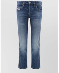 DIESEL - Denim Slim-Fit Straight-Leg Jeans - Lyst